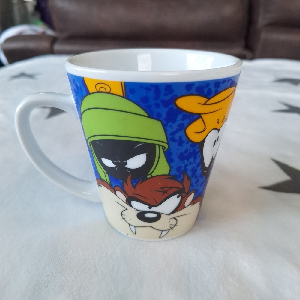 1998 Warner Brothers *Looney Tunes* Coffee Mug Cup Taz Tweety‎ Sylvester